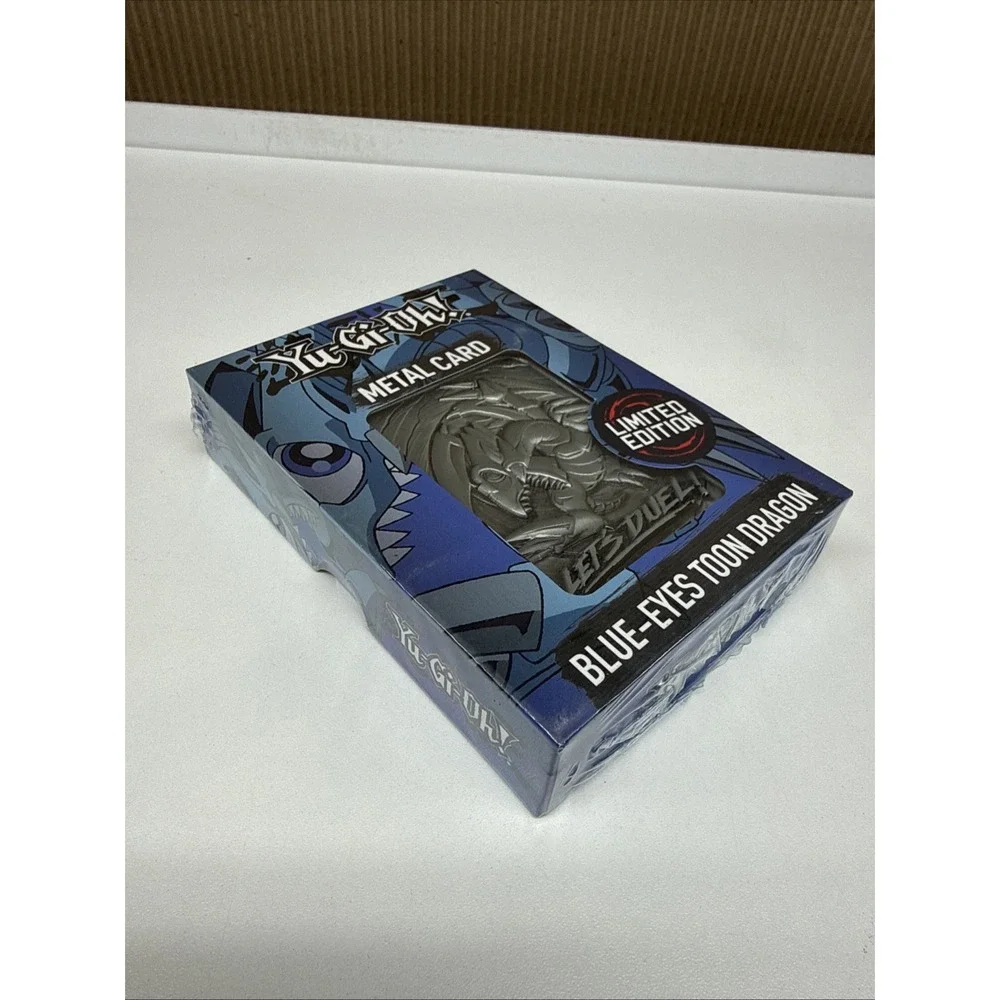 Yu Gi Oh! Metal Card Blue Eyes Toon DragonLimited Edition Ignot